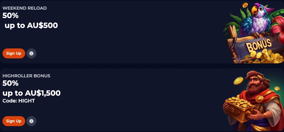 Nine Casino promo code