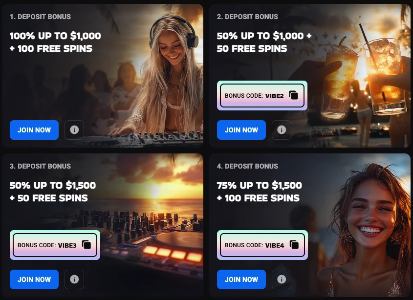Lucky Vibe Casino no deposit bonus Lucky Vibe no deposit bonus