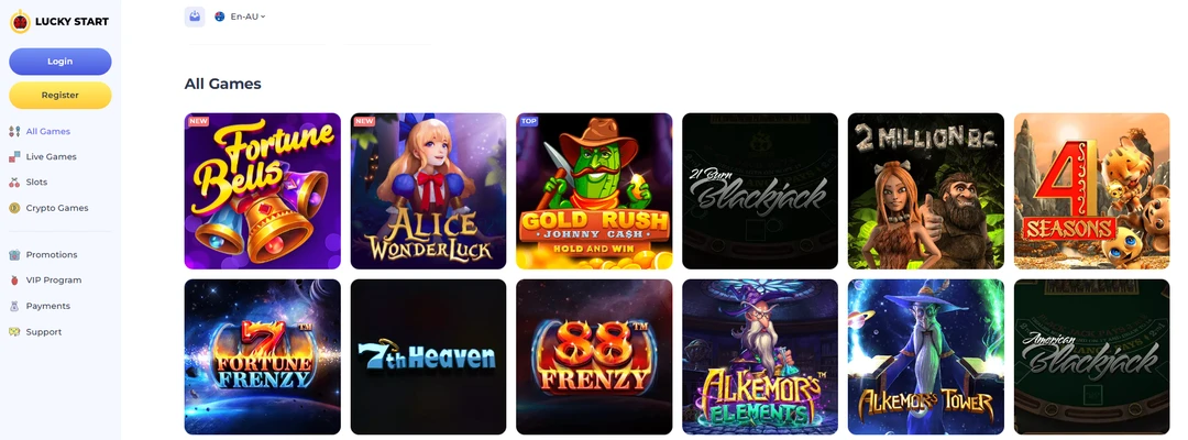 LuckyStart Casino Australia Lucky Start Casino