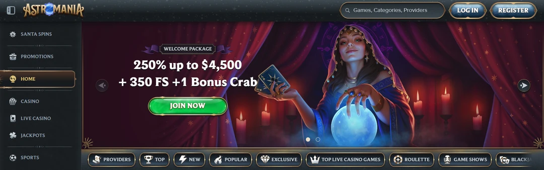 Astromania Casino Astromania