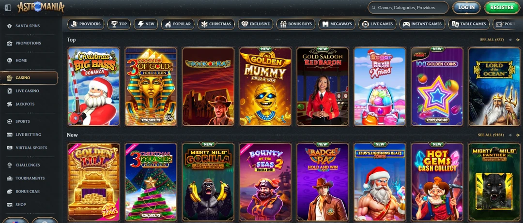 Astromania Casino games Astro Mania Casino