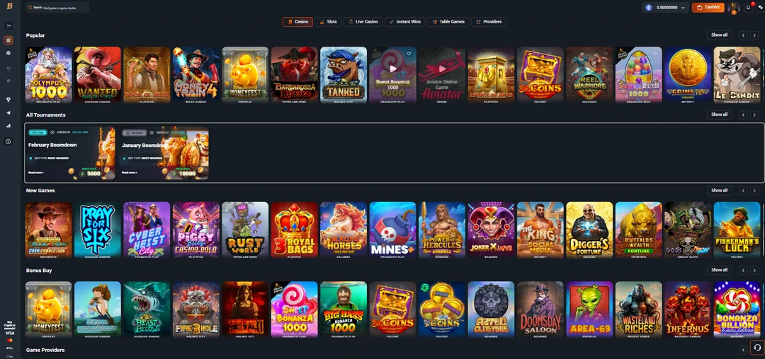 Bombastic Casino Games