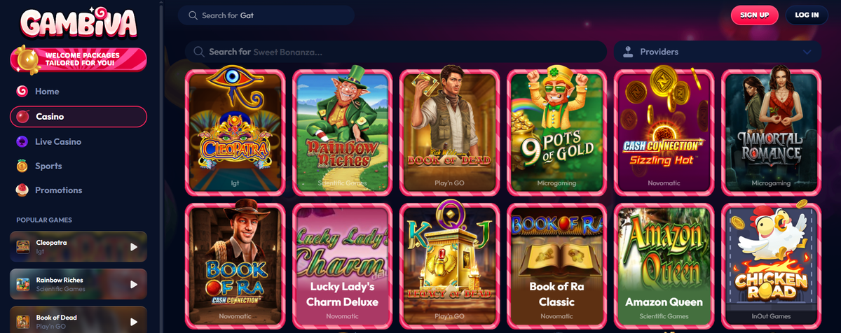 Gambiva online casino