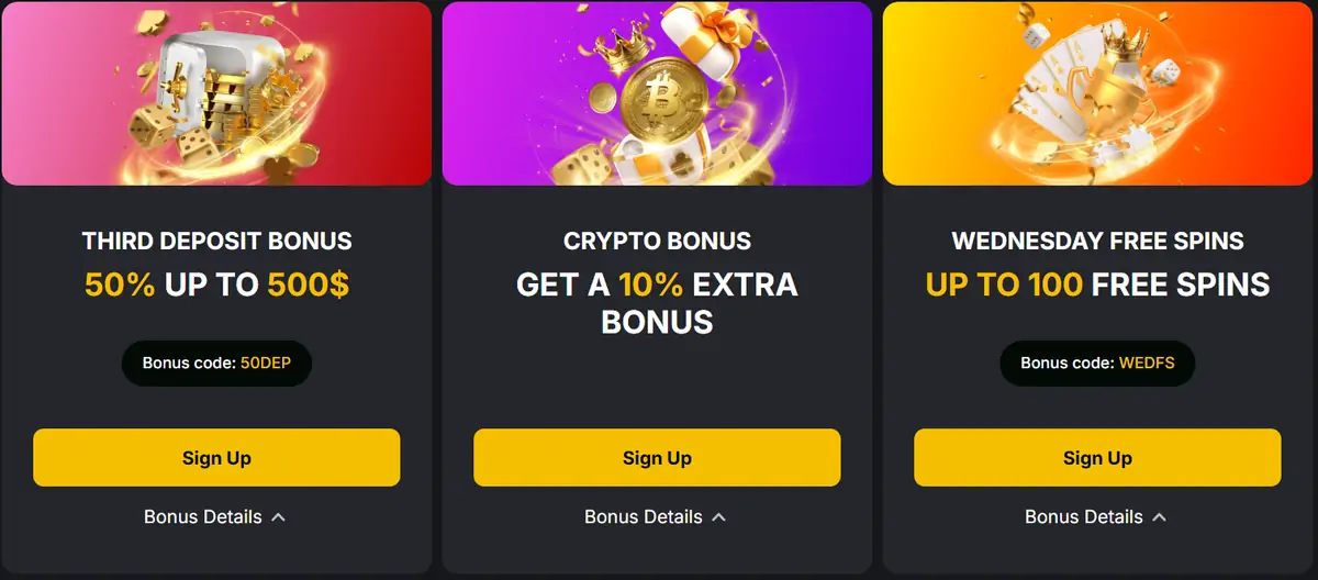 Crypto Casino Bonuses