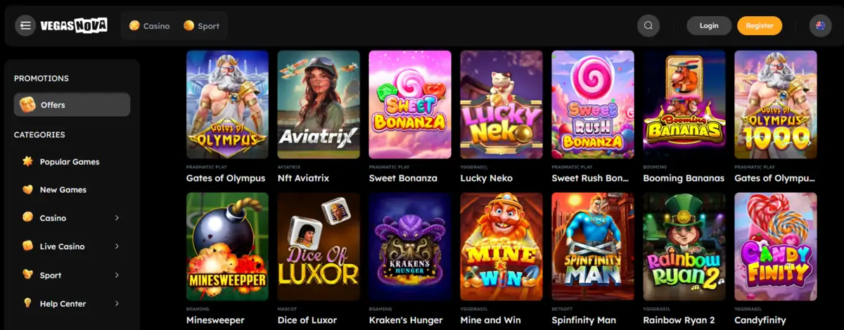 VegasNova Casino