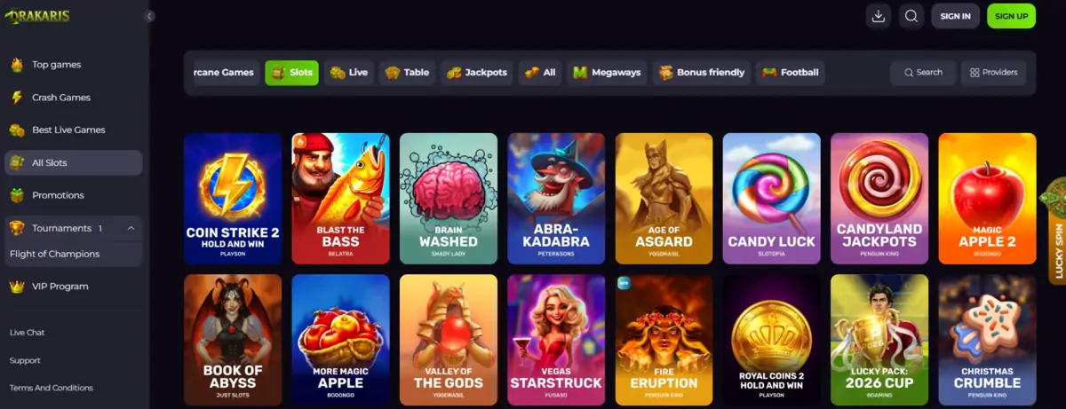 Drakaris online casino