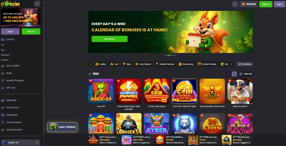 Aussie online casino