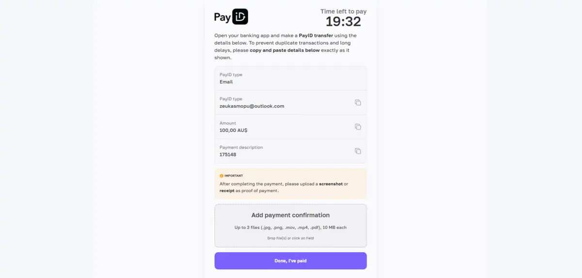 PayID casino real money transfer PayID casino real money