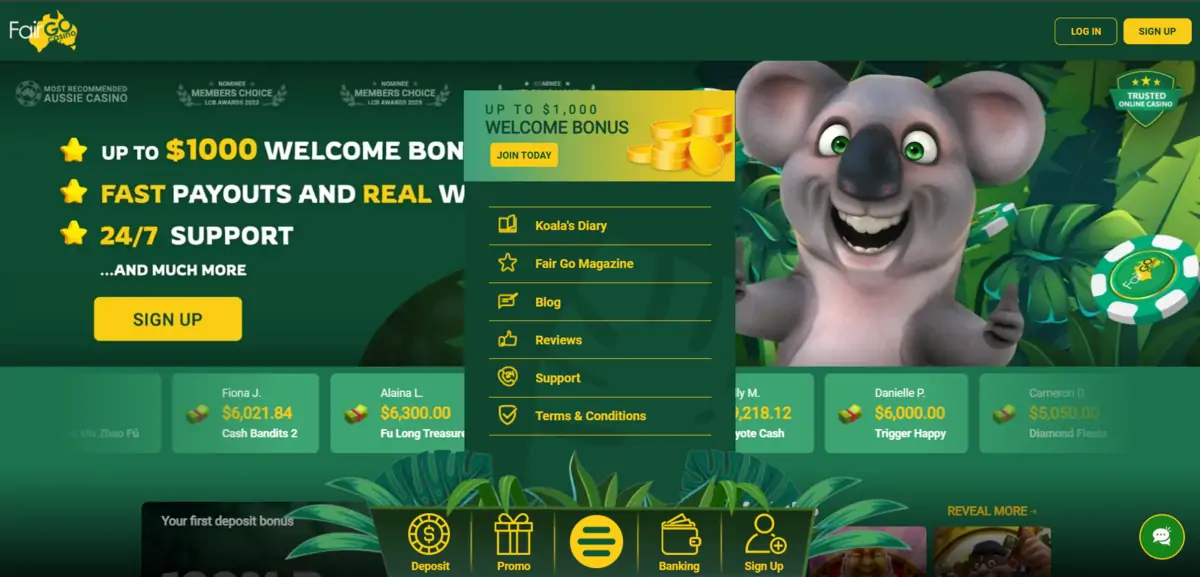 Fair Go website