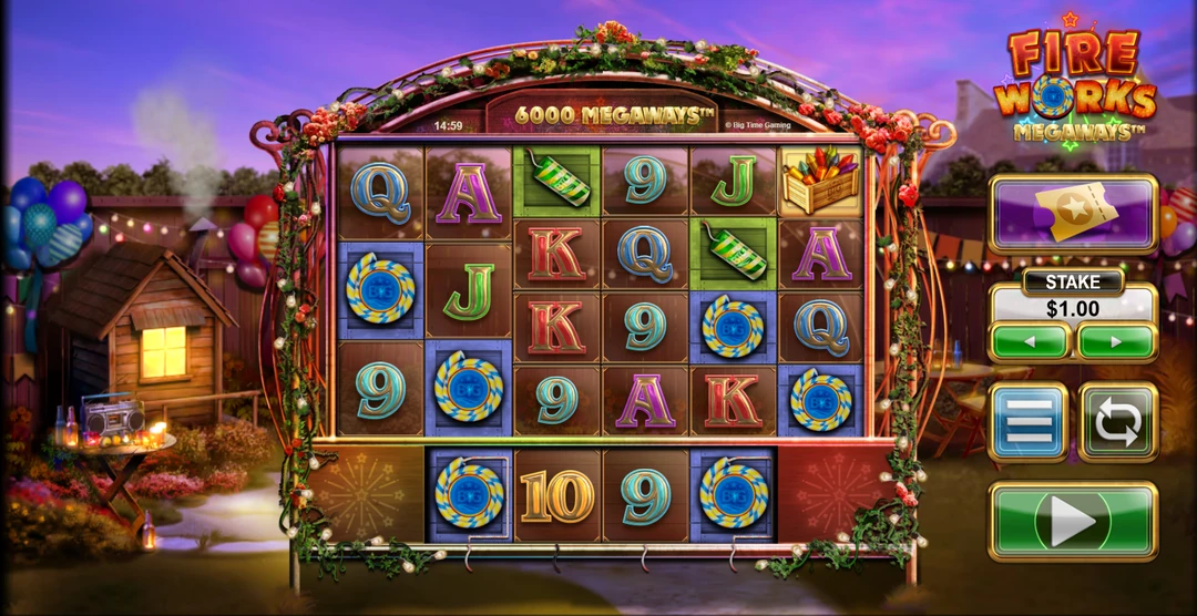 Fireworks Megaways slot Fireworks Megaways