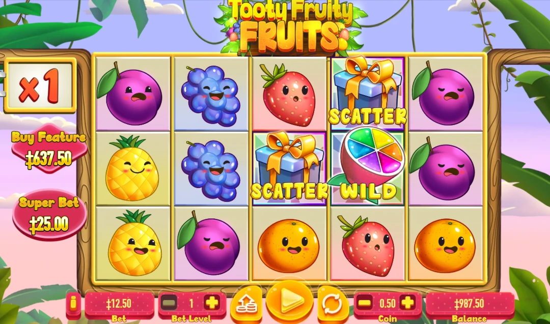 Tooty Fruity Fruits slot Tooty Fruity Fruits