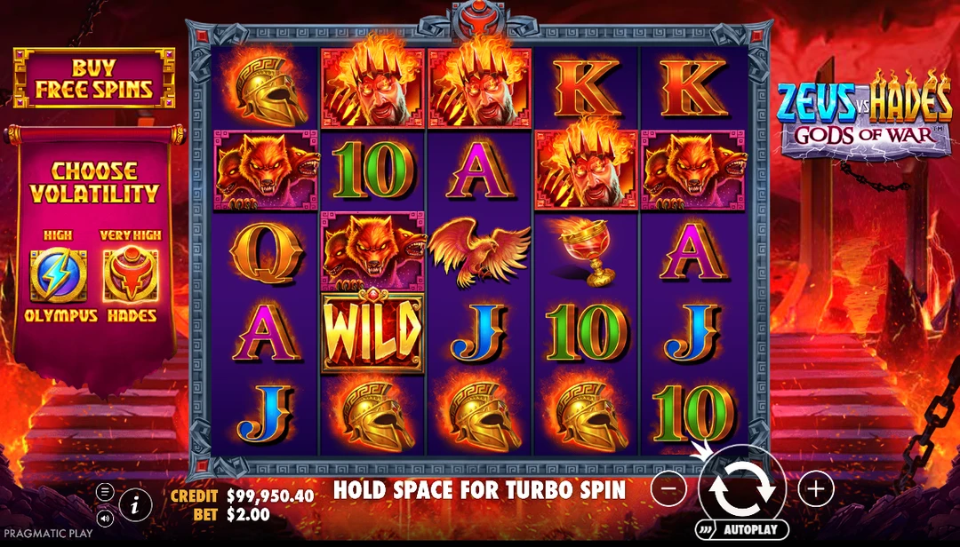 Zeus VS Hades Gods of War