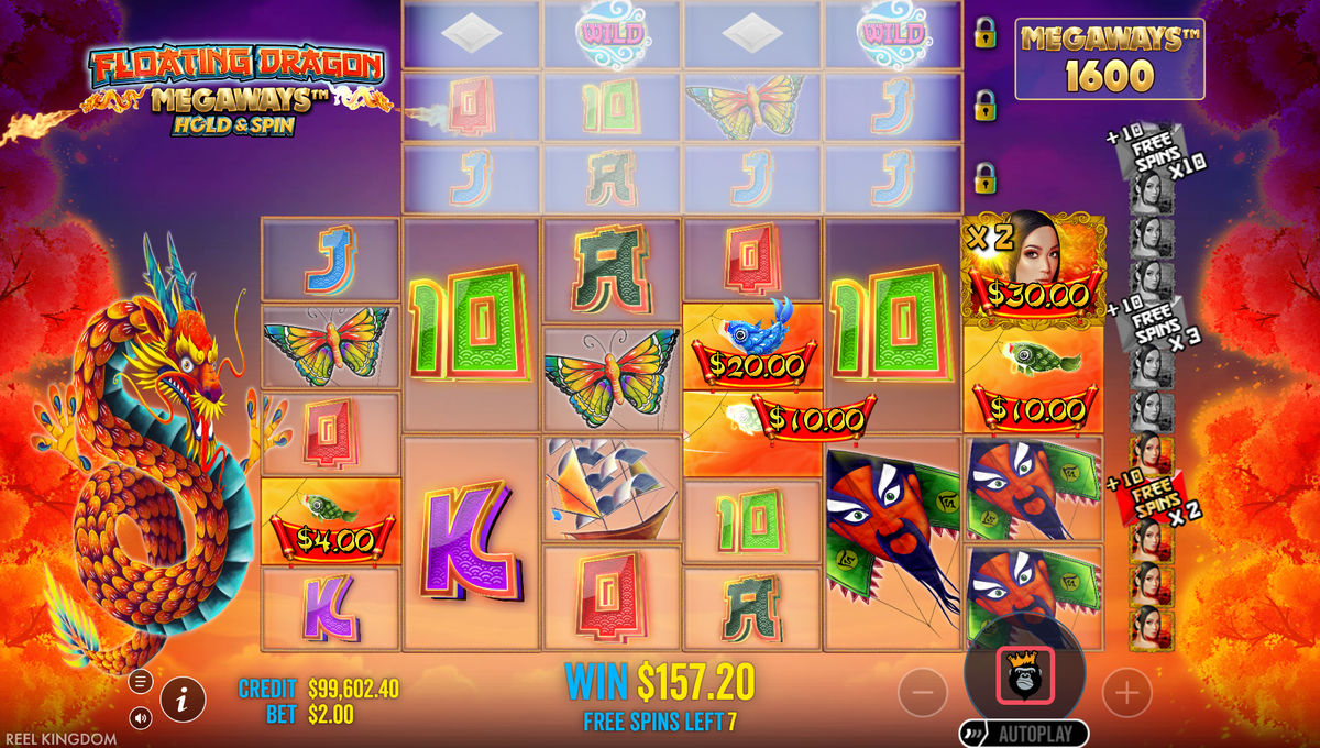 Floating Dragon Megaways